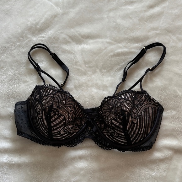 Secret Possessions Black Lace Bra - Picture 1 of 3